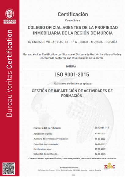 COAPI CERTIFICACIÓN ISO